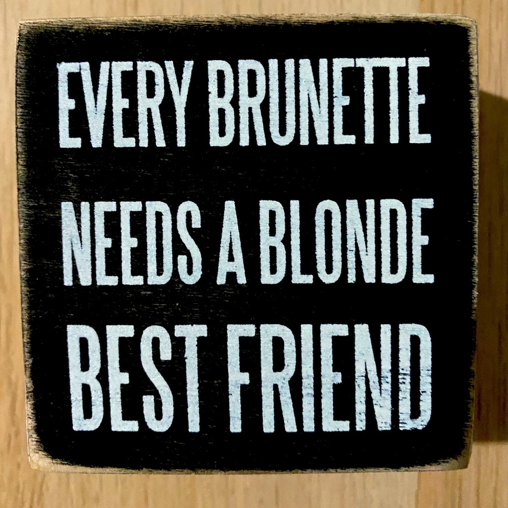 3”x3” wooden hollow sign
